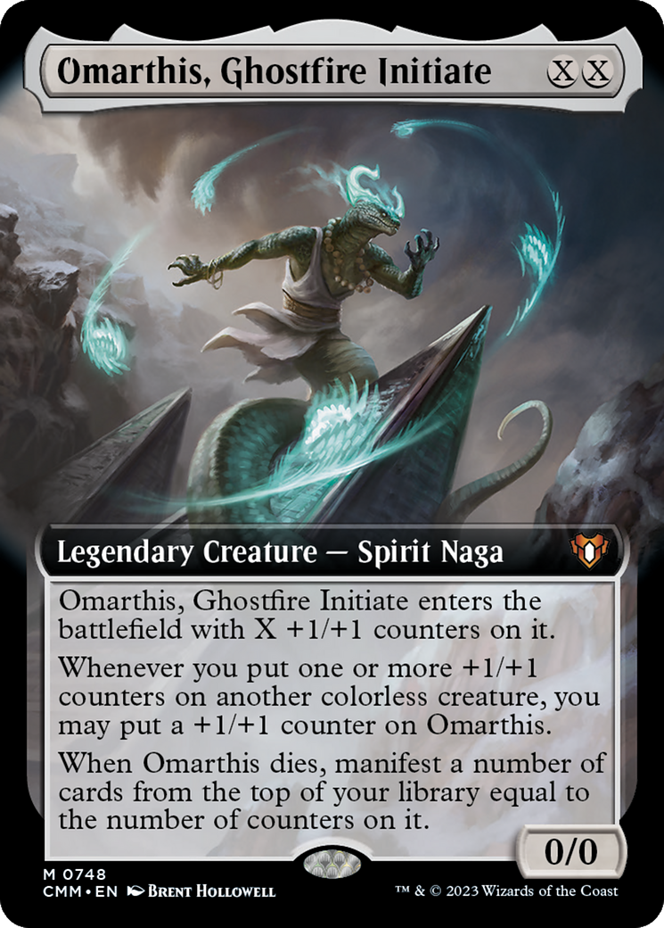 Omarthis, Ghostfire Initiate (Extended Art) [Commander Masters] | Galactic Gamez