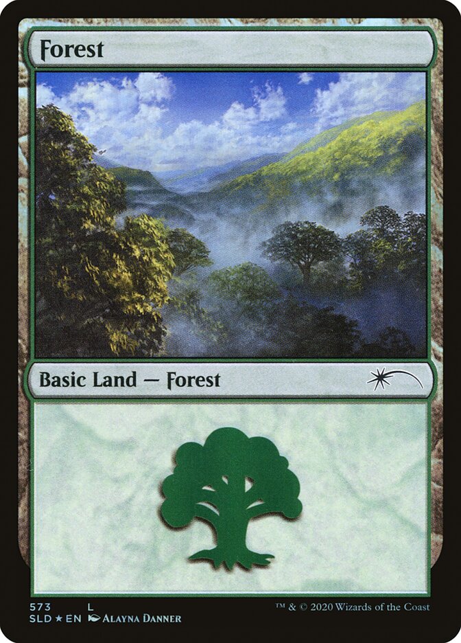 Forest (Lands) (573) [Secret Lair Drop Promos] | Galactic Gamez