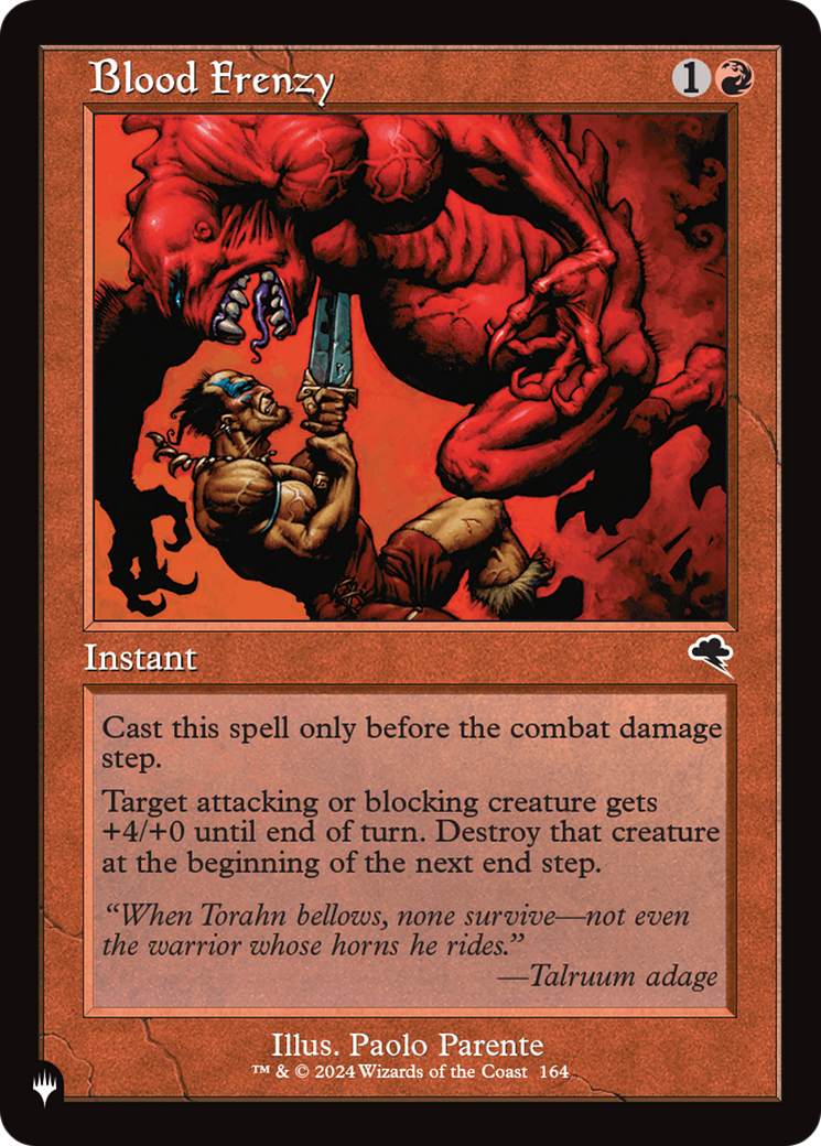 Blood Frenzy [The List] | Galactic Gamez