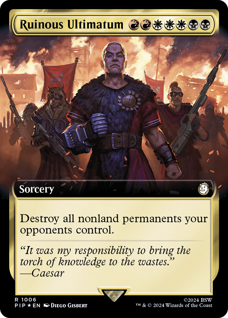 Ruinous Ultimatum (Extended Art) (Surge Foil) [Fallout] | Galactic Gamez