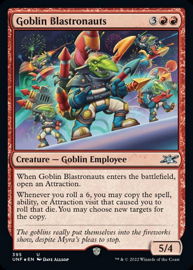 Goblin Blastronauts (Galaxy Foil) [Unfinity] | Galactic Gamez