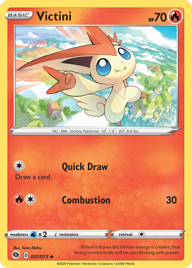 Victini (007/073) [Sword & Shield: Champion's Path] | Galactic Gamez