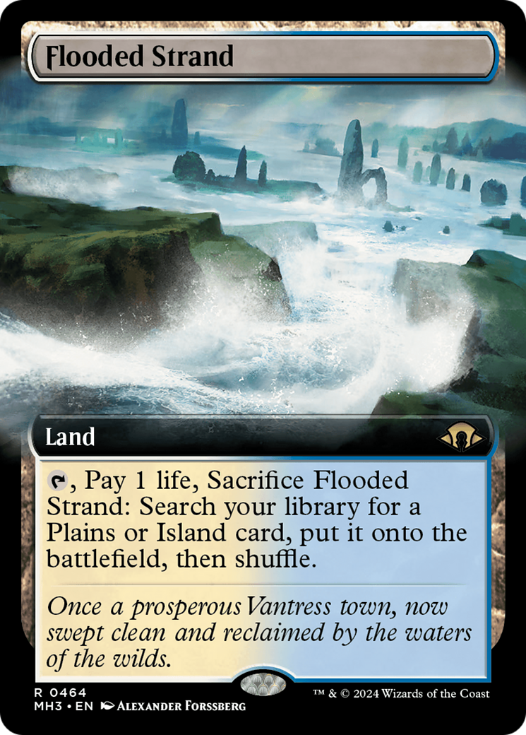 Flooded Strand (Extended Art) [Modern Horizons 3] | Galactic Gamez