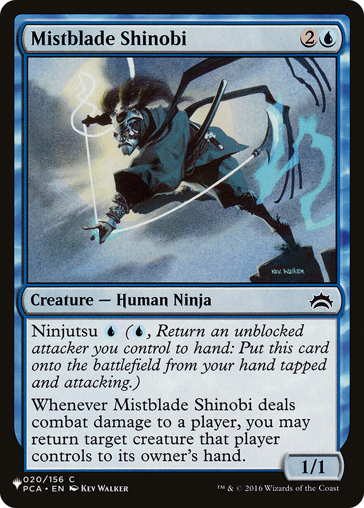 Mistblade Shinobi [The List Reprints] | Galactic Gamez