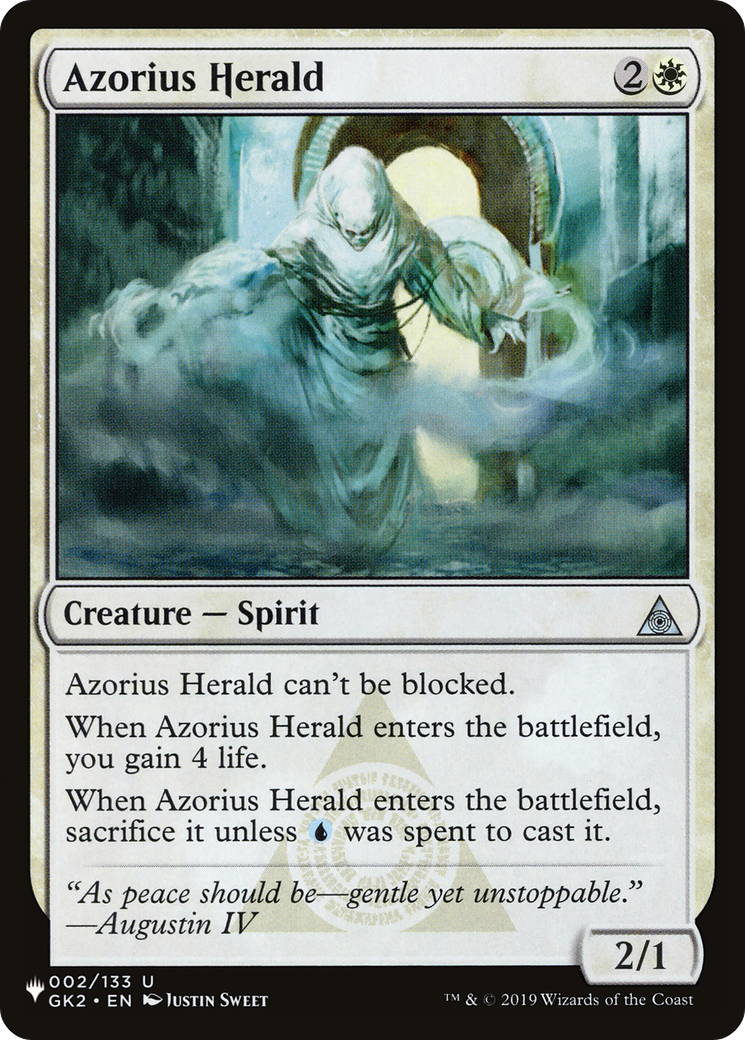 Azorius Herald [The List] | Galactic Gamez