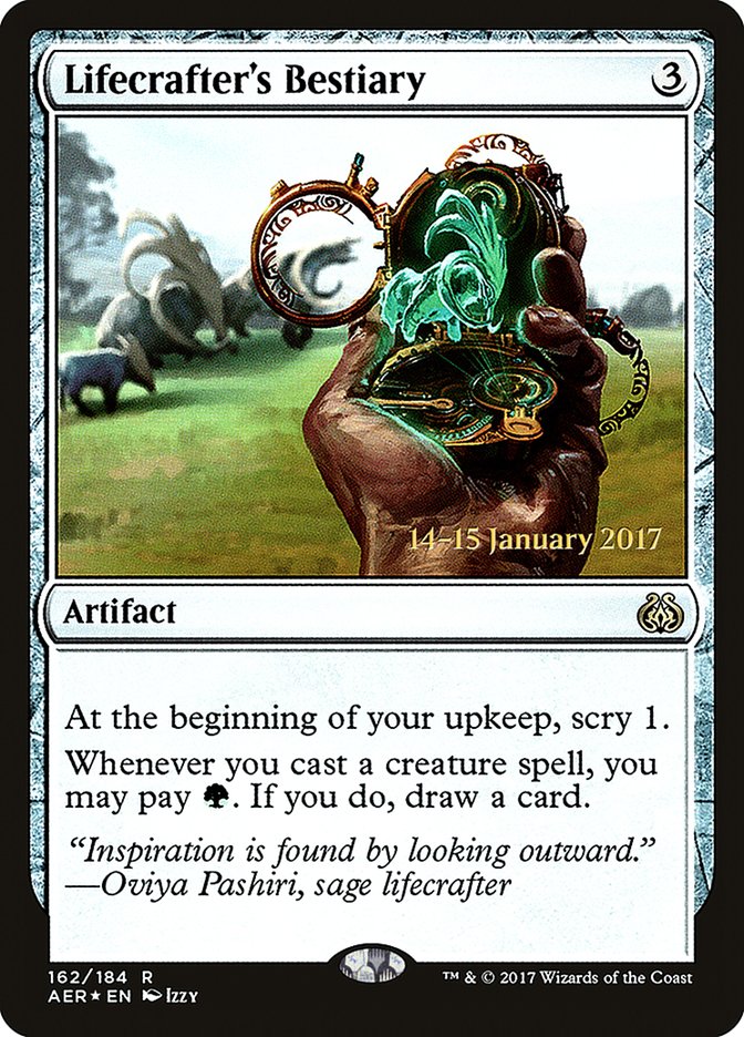 Lifecrafter's Bestiary [Aether Revolt Prerelease Promos] | Galactic Gamez