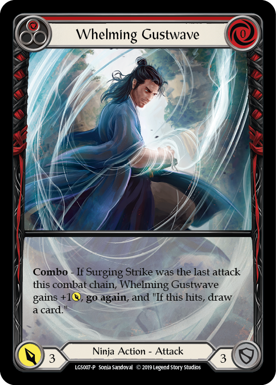 Whelming Gustwave (Red) [LGS007-P] (Promo)  1st Edition Normal | Galactic Gamez