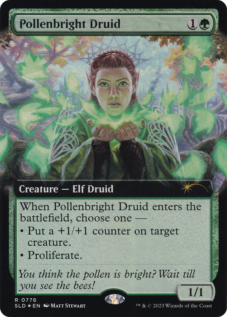 Pollenbright Druid (Extended Art) [Secret Lair Drop Series] | Galactic Gamez