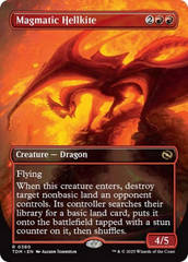 Magmatic Hellkite (Borderless) [Tarkir: Dragonstorm] | Galactic Gamez