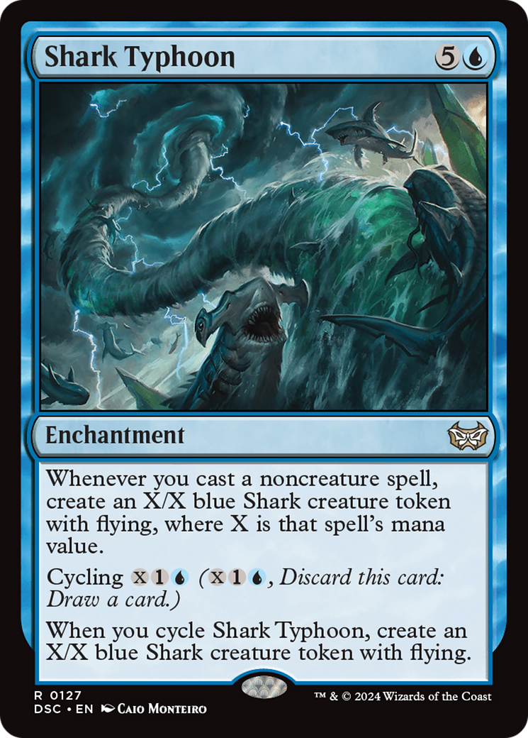Shark Typhoon [Duskmourn: House of Horror Commander] | Galactic Gamez