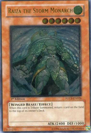 Raiza the Storm Monarch [FOTB-EN026] Ultimate Rare | Galactic Gamez