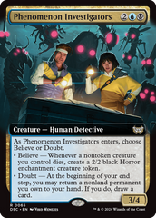 Phenomenon Investigators (Extended Art) [Duskmourn: House of Horror Commander] | Galactic Gamez