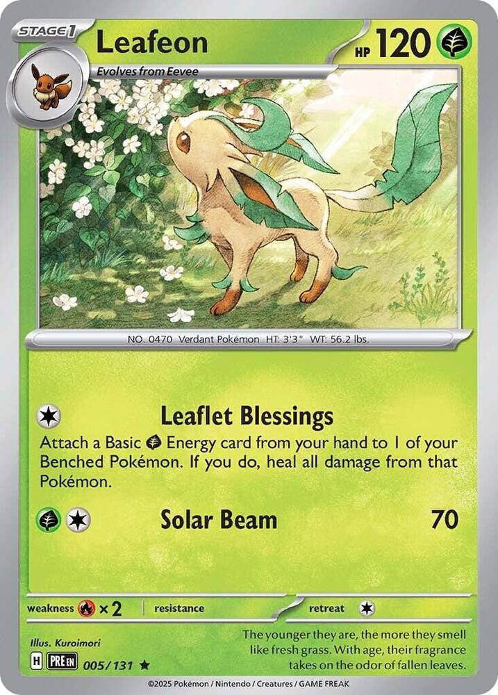 Leafeon (005/131) [Scarlet & Violet: Prismatic Evolutions] | Galactic Gamez