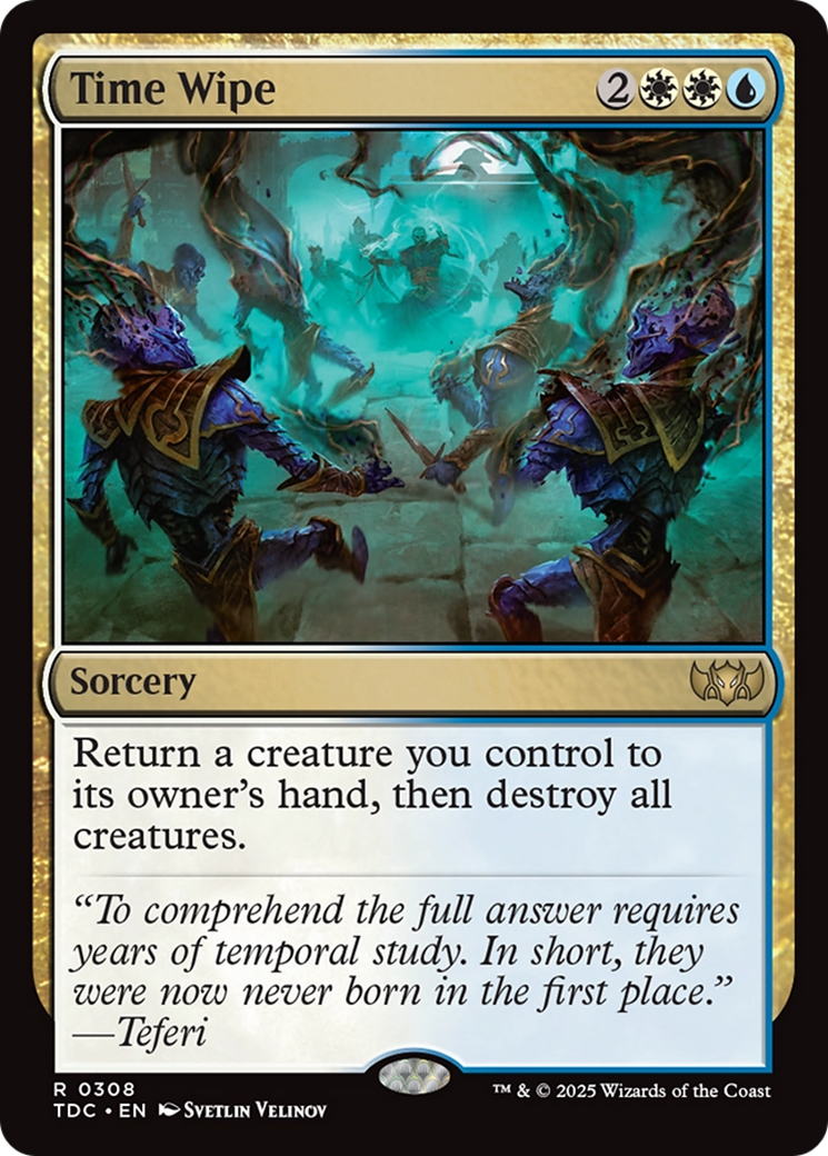 Time Wipe [Tarkir: Dragonstorm Commander] | Galactic Gamez