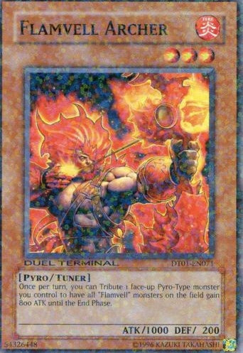 Flamvell Archer [DT01-EN071] Common | Galactic Gamez