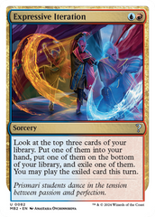 Expressive Iteration (White Border) [Mystery Booster 2] | Galactic Gamez