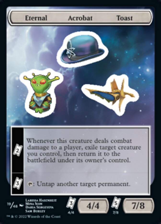 Eternal Acrobat Toast [Unfinity Stickers] | Galactic Gamez