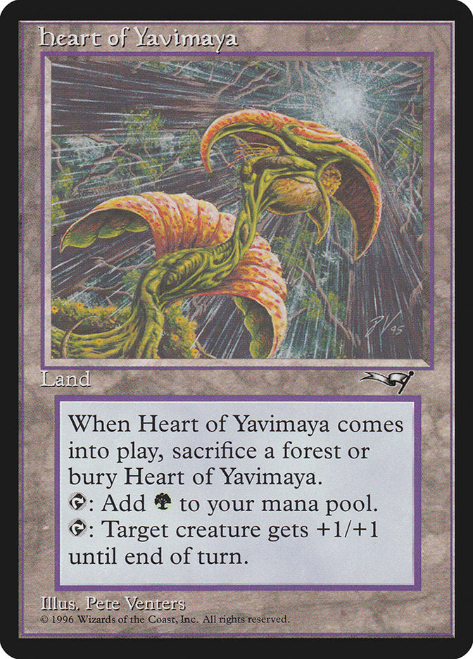 Heart of Yavimaya [Alliances] | Galactic Gamez
