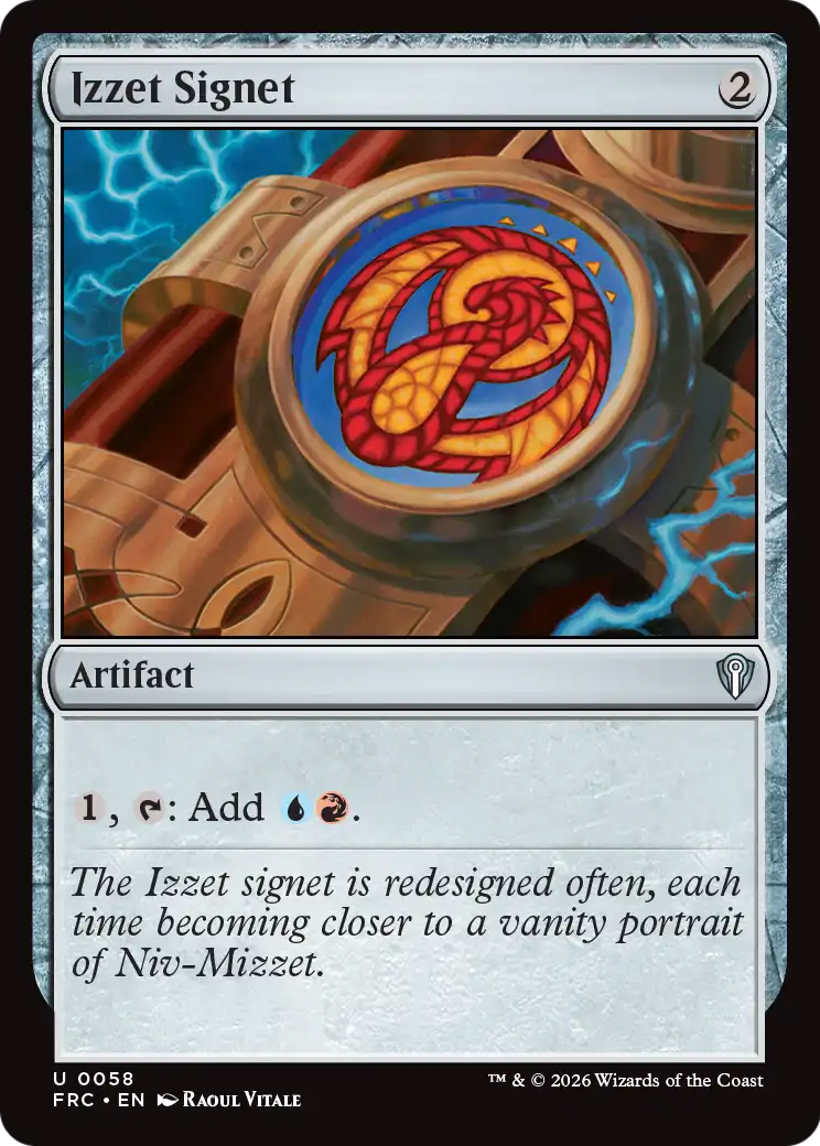 Izzet Signet [Reality Fracture Commander] | Galactic Gamez