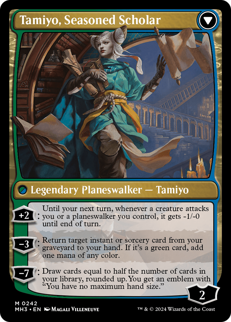 Tamiyo, Inquisitive Student // Tamiyo, Seasoned Scholar [Modern Horizons 3] | Galactic Gamez