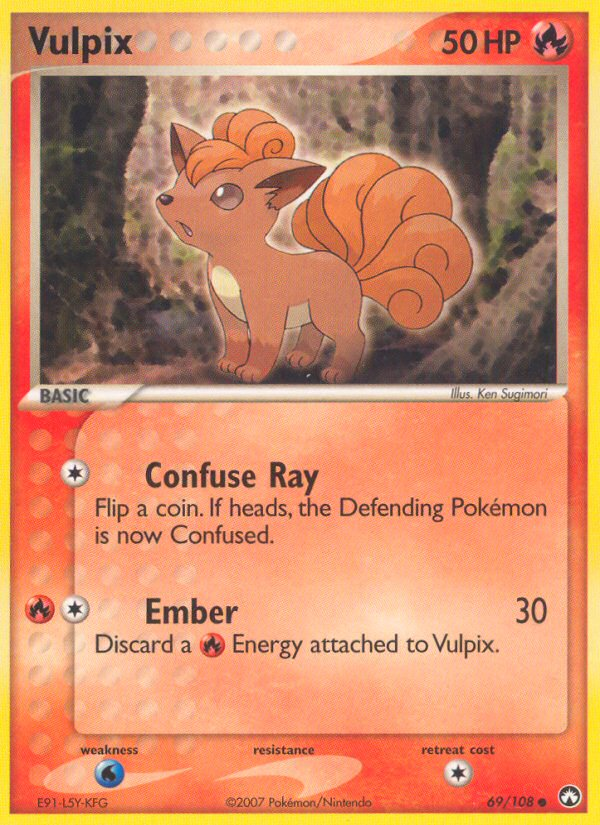 Vulpix (69/108) [EX: Power Keepers] | Galactic Gamez
