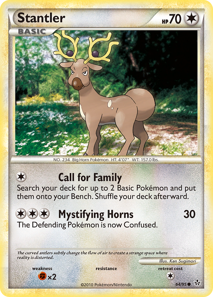 Stantler (64/95) [HeartGold & SoulSilver: Unleashed] | Galactic Gamez