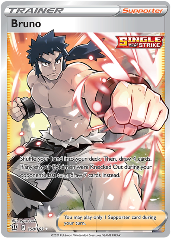 Bruno (158/163) [Sword & Shield: Battle Styles] | Galactic Gamez