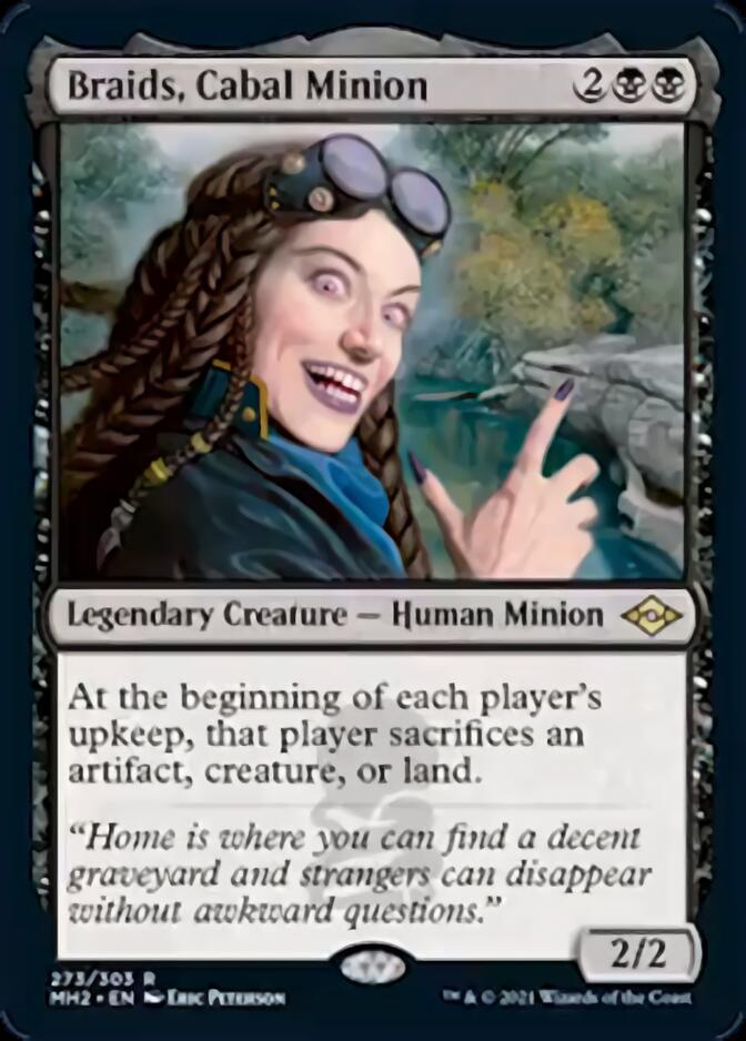 Braids, Cabal Minion (Foil Etched) [Modern Horizons 2] | Galactic Gamez