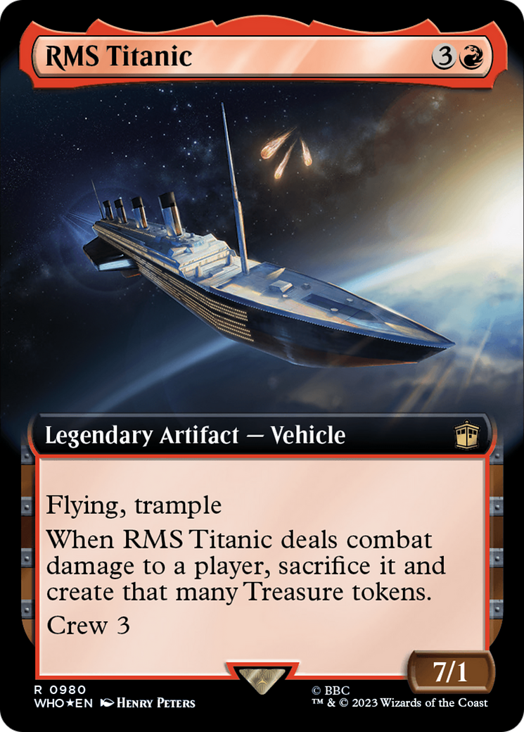 RMS Titanic (Extended Art) (Surge Foil) [Doctor Who] | Galactic Gamez