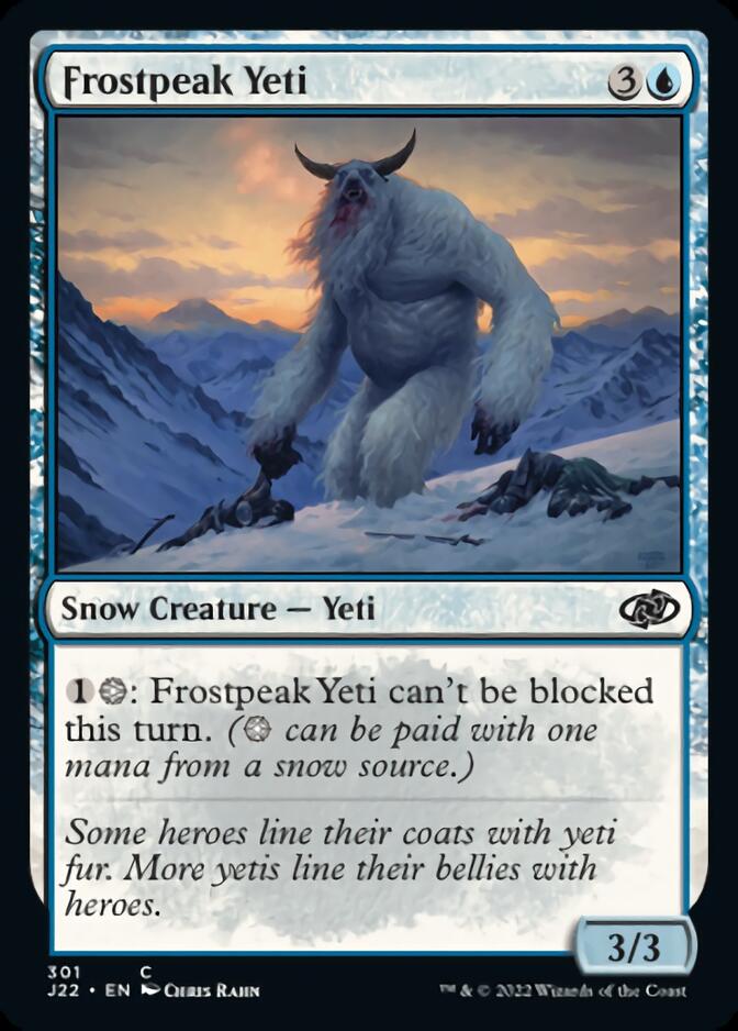 Frostpeak Yeti [Jumpstart 2022] | Galactic Gamez
