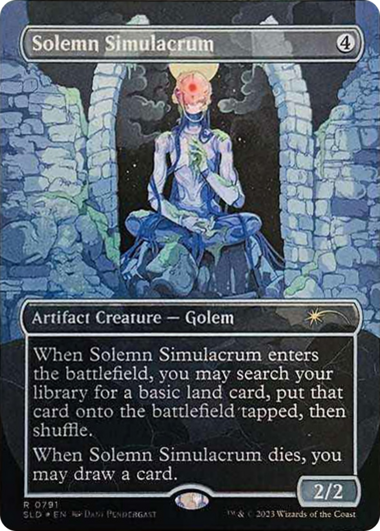 Solemn Simulacrum (0791) (Galaxy Foil) [Secret Lair Drop Series] | Galactic Gamez