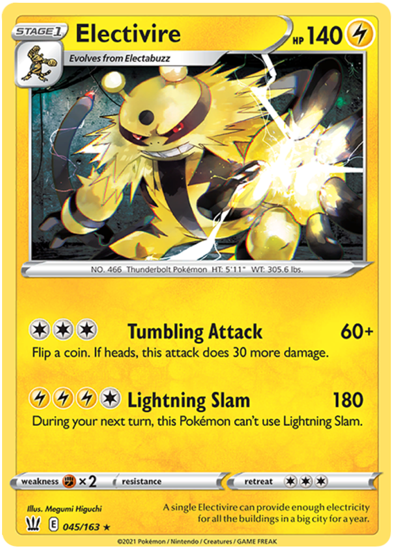 Electivire (045/163) [Sword & Shield: Battle Styles] | Galactic Gamez