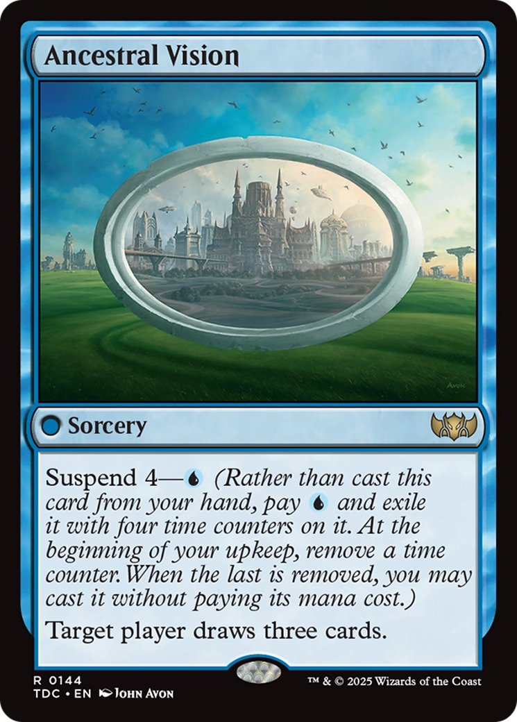 Ancestral Vision [Tarkir: Dragonstorm Commander] | Galactic Gamez