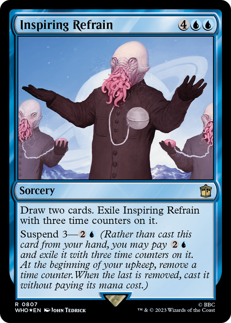 Inspiring Refrain (Surge Foil) [Doctor Who] | Galactic Gamez