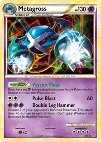 Metagross (4/95) (Cracked Ice Holo) (Theme Deck Exclusive) [HeartGold & SoulSilver: Unleashed] | Galactic Gamez