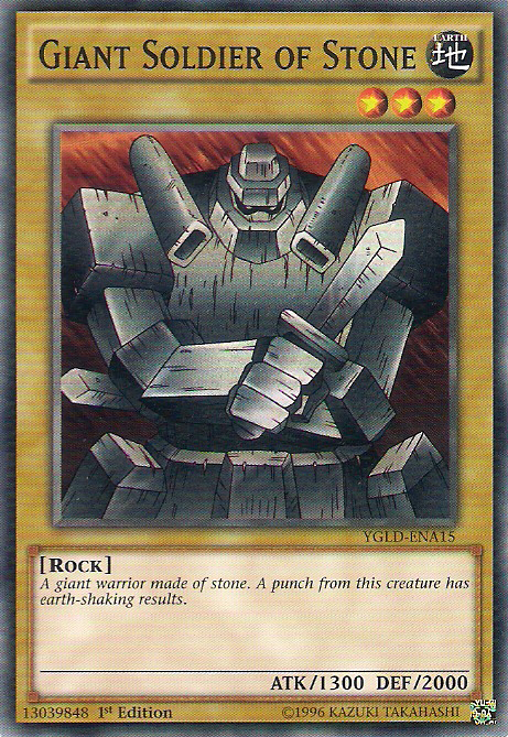 Giant Soldier of Stone [YGLD-ENA15] Common | Galactic Gamez