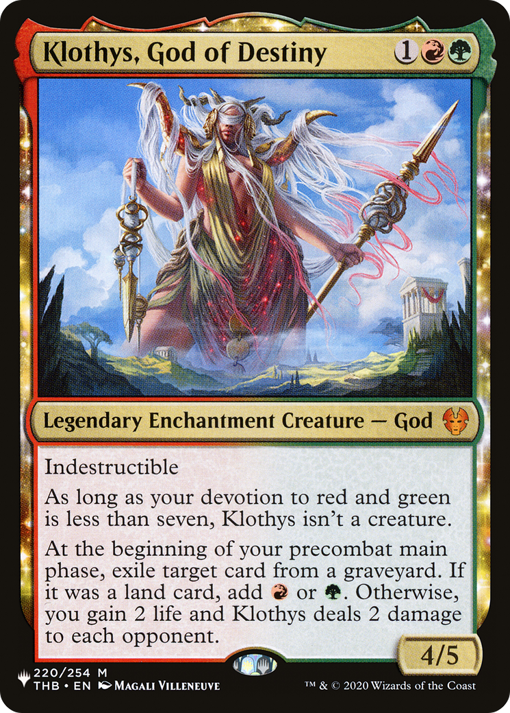 Klothys, God of Destiny [The List Reprints] | Galactic Gamez