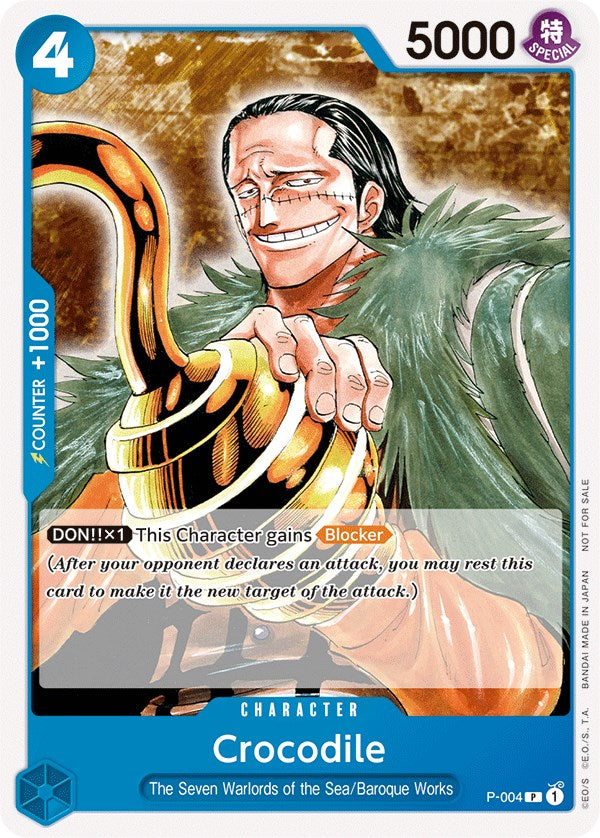 Crocodile (Promotion Pack 2022) [One Piece Promotion Cards] | Galactic Gamez