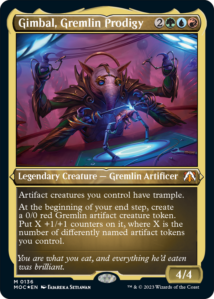 Gimbal, Gremlin Prodigy (Display Commander) [March of the Machine Commander] | Galactic Gamez