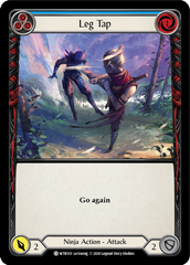 Leg Tap (Blue) [U-WTR103] (Welcome to Rathe Unlimited)  Unlimited Rainbow Foil | Galactic Gamez