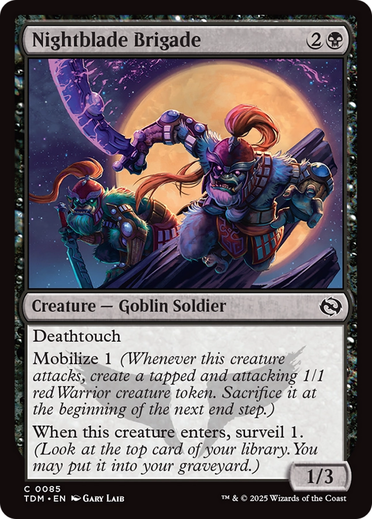 Nightblade Brigade [Tarkir: Dragonstorm] | Galactic Gamez