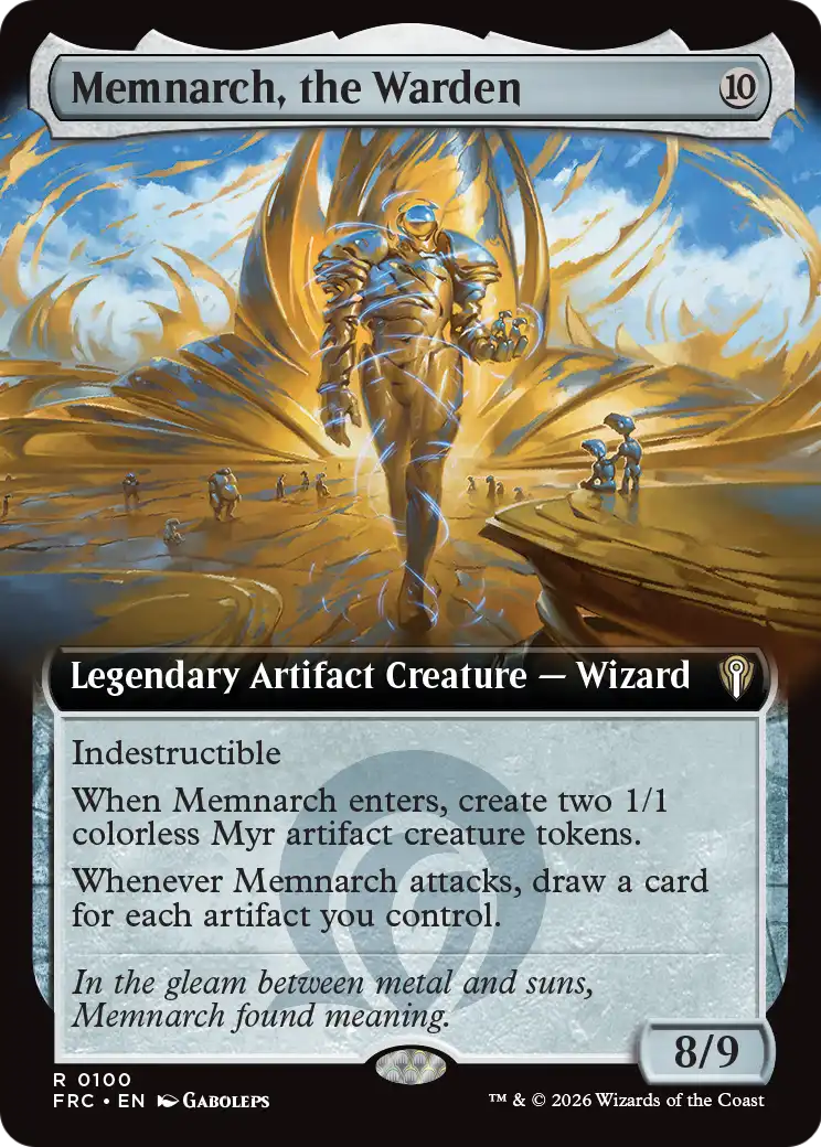 Memnarch, the Warden (Extended Art) [Reality Fracture Commander] | Galactic Gamez