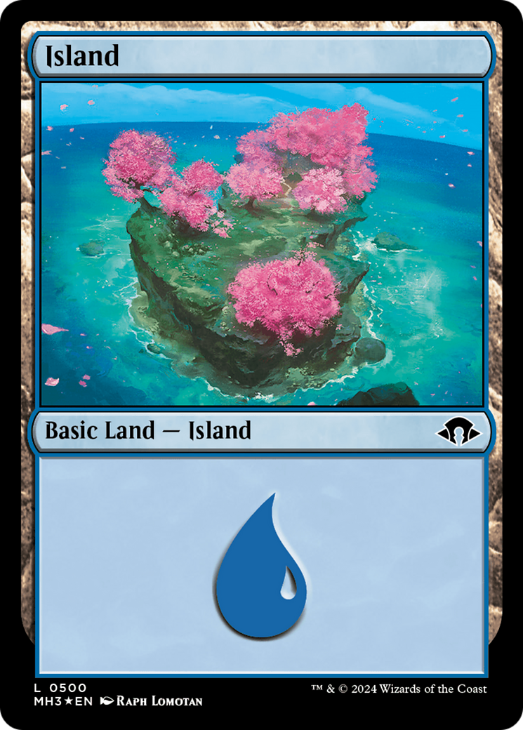 Island (0500) (Ripple Foil) [Modern Horizons 3] | Galactic Gamez