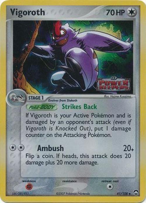 Vigoroth (41/108) (Stamped) [EX: Power Keepers] | Galactic Gamez