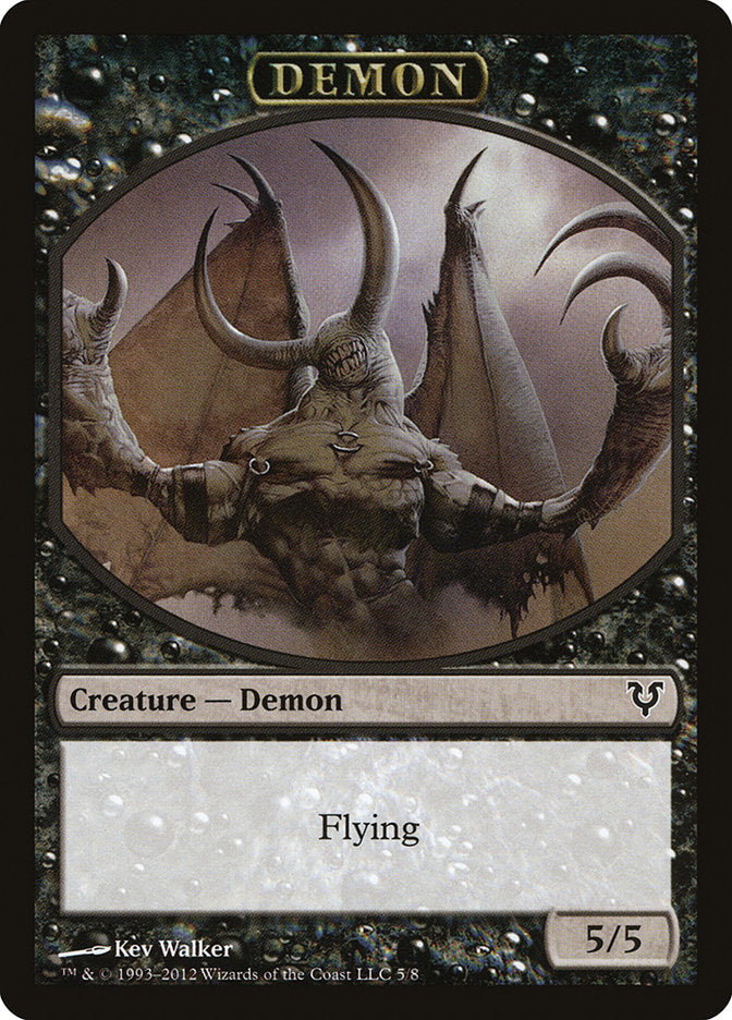 Demon Token [Avacyn Restored Tokens] | Galactic Gamez