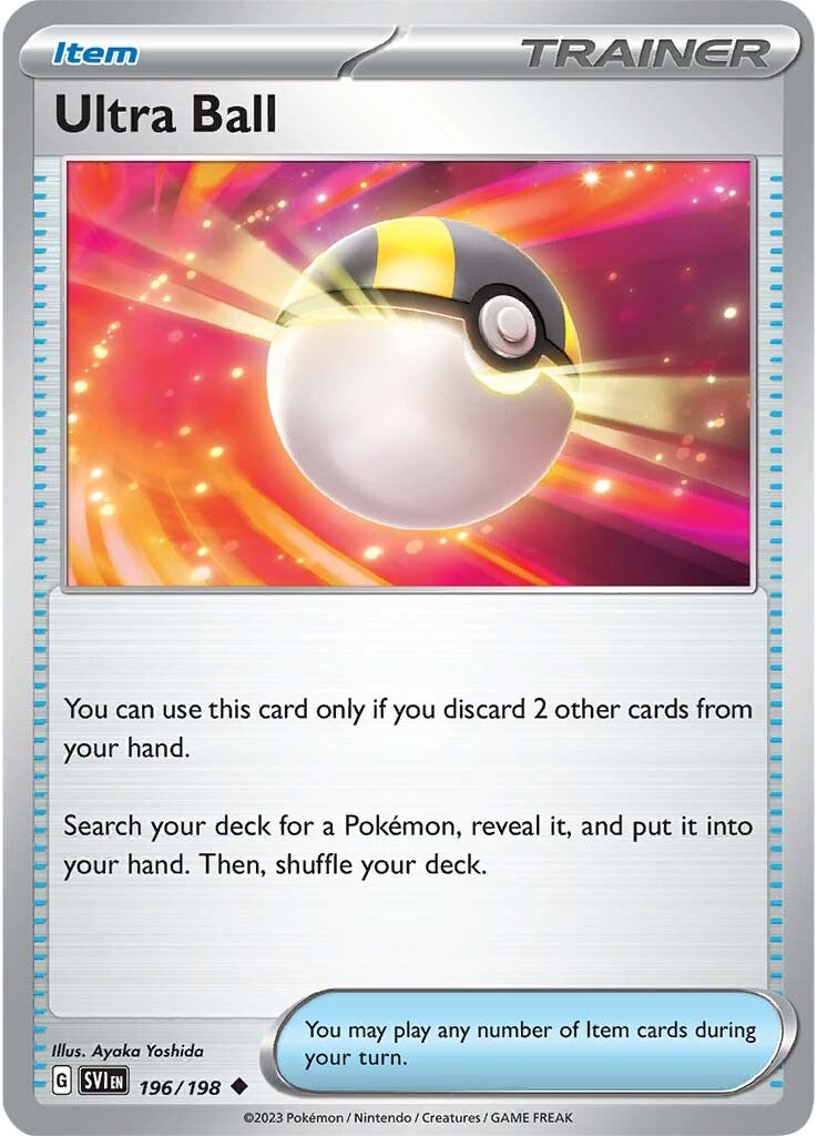 Ultra Ball (196/198) [Scarlet & Violet: Base Set] | Galactic Gamez