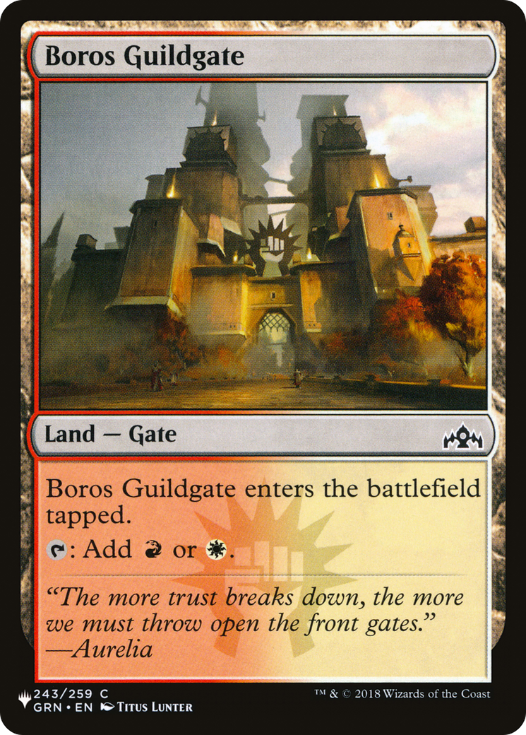 Boros Guildgate [The List] | Galactic Gamez