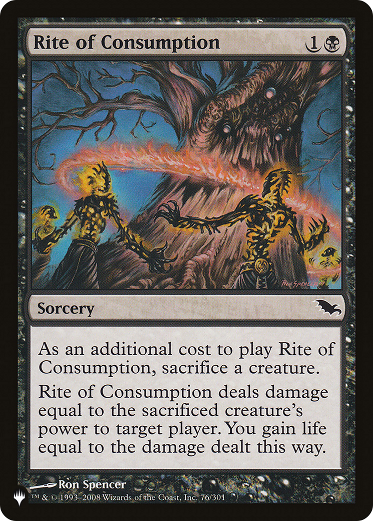 Rite of Consumption [The List] | Galactic Gamez