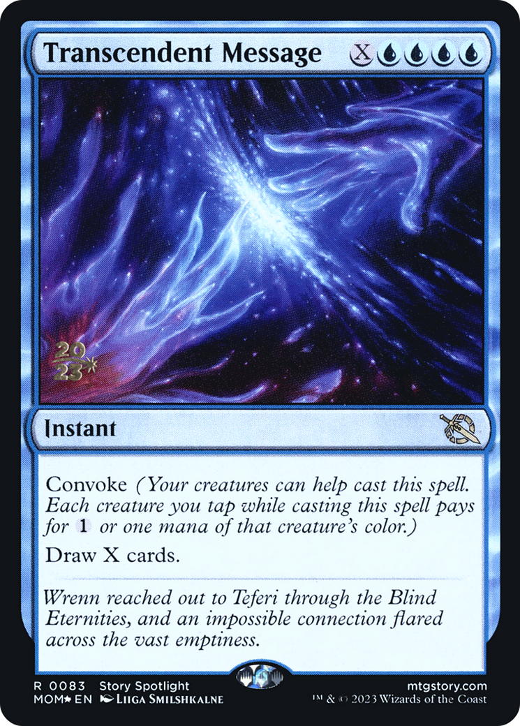 Transcendent Message [March of the Machine Prerelease Promos] | Galactic Gamez