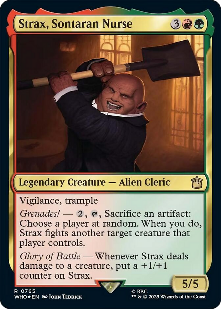 Strax, Sontaran Nurse (Surge Foil) [Doctor Who] | Galactic Gamez